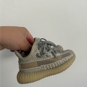 Yeezy Kids Sneakers in Gray and Tan